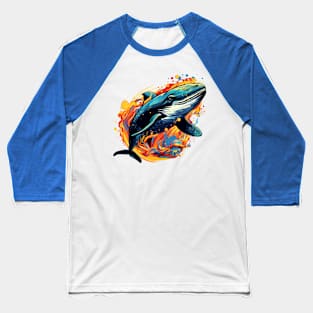 Whale Baseball T-Shirt